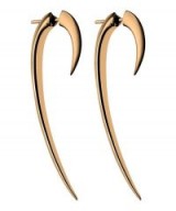 SHAUN LEANE Rose Gold Vermeil Hook Earrings | modern jewellery
