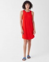Splendid x Margherita Ciao Bella Dress in Red | casual summer shift | tank style