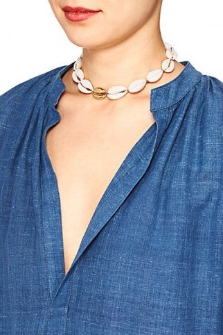 TOHUM DESIGN Large Puka Shell Necklace ~ ocean inspired jewellery - flipped