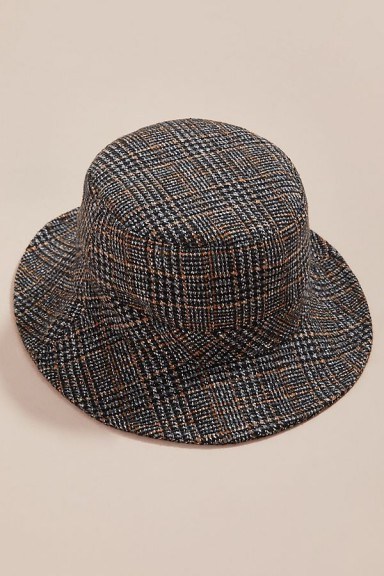Becksondergaard Check-Print Bucket Hat / autumn accessory - flipped