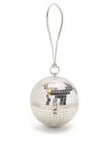 DOLCE & GABBANA Silver Disco ball minaudière clutch ~ metallic event accessory