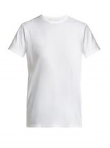 SUMMA Round-neck short-sleeved T-shirt / classic white tee