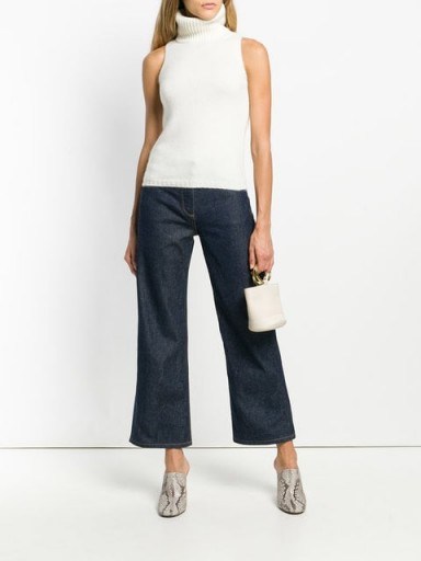 SIMON MILLER cropped wide-leg jeans ~ casual chic - flipped