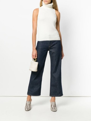 SIMON MILLER cropped wide-leg jeans ~ casual chic