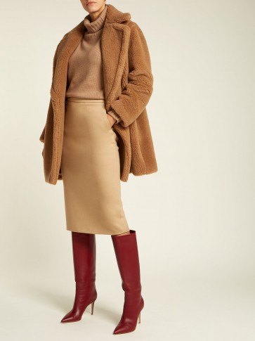 MAX MARA Uberta camel-brown coat ~ autumn luxe