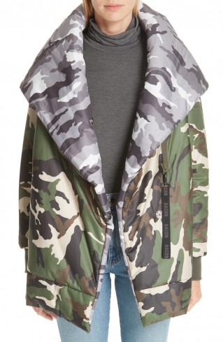BACON Big Blanket 78 Camo Puffer Coat ~ cosy and stylish camouflage jacket