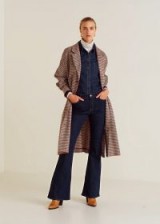 MANGO Check unstructured coat TORRE / classic dogtooth checks