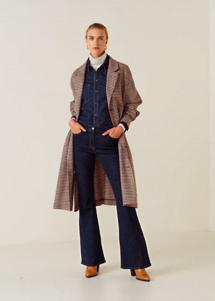 MANGO Check unstructured coat TORRE / classic dogtooth checks - flipped