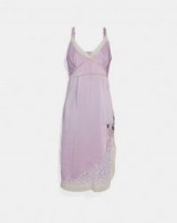 COACH x Selena Slip Dress PALE LILAC | vintage style cami frock