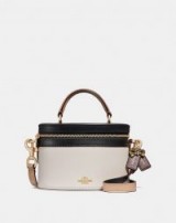 COACH x Selena Trail Bag In Colorblock CHALK MULTI/GOLD | small top handle bags