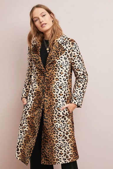 Helene Berman Lila Skinny Leopard Coat ~ glamorous winter coats