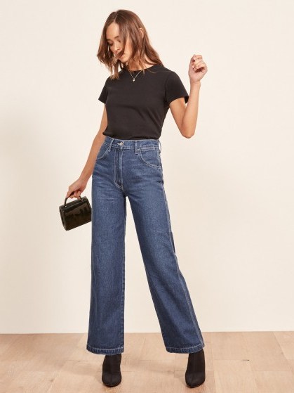REFORMATION Max Jean Indio ~ high rise jeans - flipped