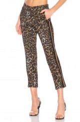 Pam & Gela LEOPARD CROP TRACK PANT LEOPARD – sports luxe pants
