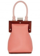 PERRIN PARIS La Minaudiére pink leather box bag / small handbag