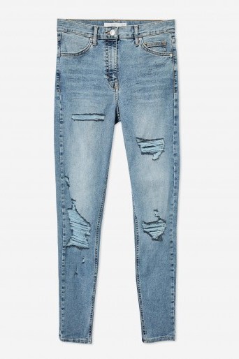 Topshop Bleach Super Ripped Jamie Jeans | destroyed skinnies - flipped