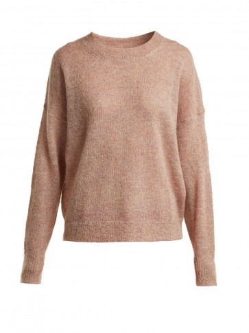 ISABEL MARANT ÉTOILE Cliftony pink mohair-blend sweater