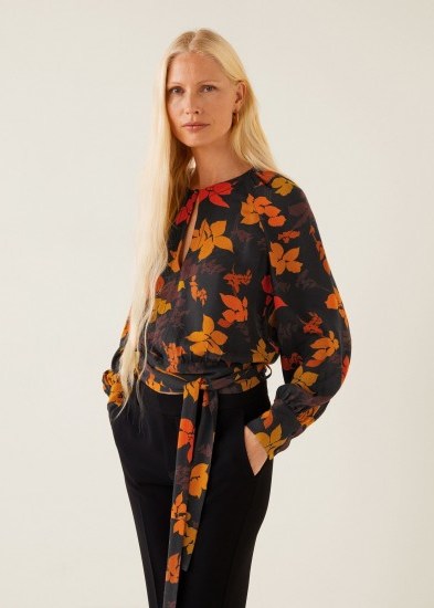 MANGO Floral print blouse – PANTHERA | 70s colours/prints - flipped