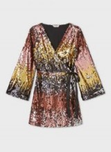 MISS SELFRIDGE PETITE Ombre Sequin Dress – multicoloured party dresses