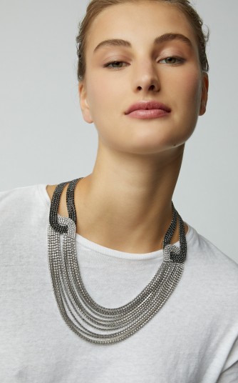 Lulu Frost Quixotic Crystal Layered Necklace ~ glamorous statement jewellery