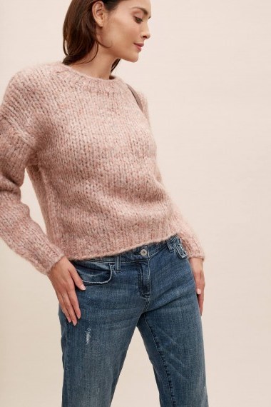Selected Femme Dyra Jumper | luxe knitwear | boxy crew neck - flipped