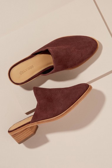 Soludos Jill Suede Loafers in Brown