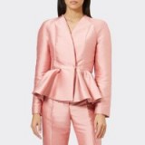 Stine Goya Women’s Tulip Rosetta Tailoring Jacket – Rosette – luxe pink peplum jacket