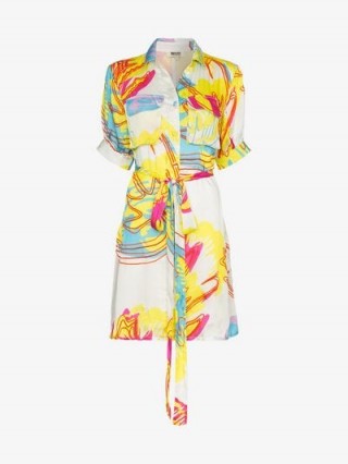 All Things Mochi Paresh Shirt Dress – multicoloured prints