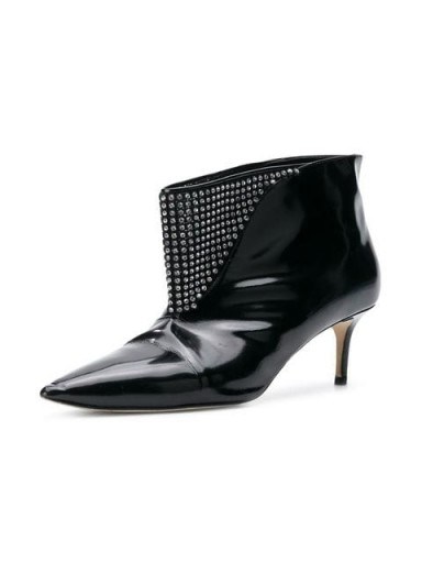 CHRISTOPHER KANE crystal mesh ankle boots | embellished booties - flipped