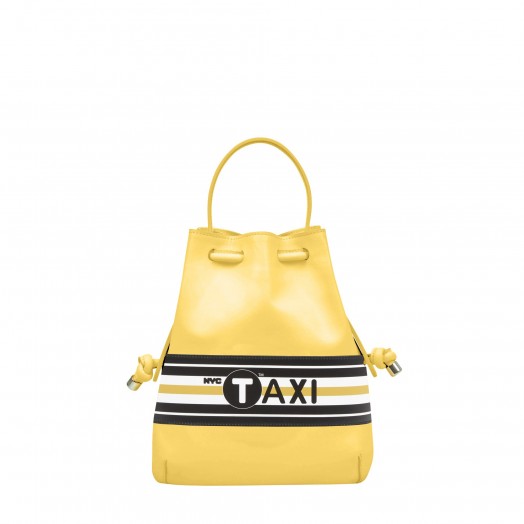 NYC x MELI MELO Briony Mini Backpack Taxi | yellow leather backpacks | sports luxe bags