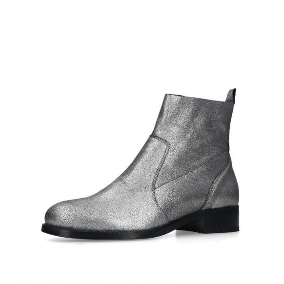 CARVELA SAIL ankle boot in metal combination – metallic chelsea boots - flipped