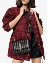 Saint Laurent Black Vicky Chain Mini Bag | chic leather brossbody