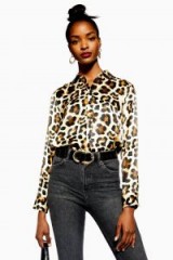 Topshop Visual Leopard Print Shirt | animal prints