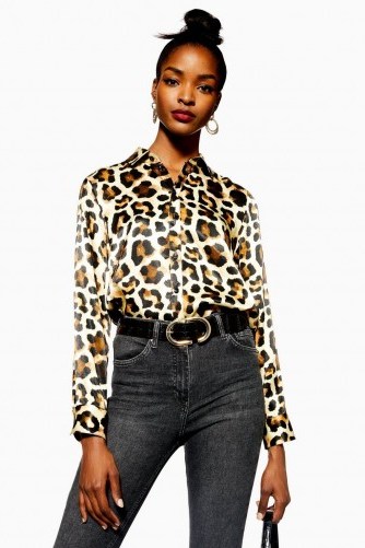 Topshop Visual Leopard Print Shirt | animal prints - flipped