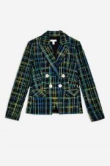 TOPSHOP Boucle Checked Jacket – tweed jackets