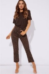 IN THE STYLE IMOGYN LEOPARD PRINT JEANS ~ animal denim