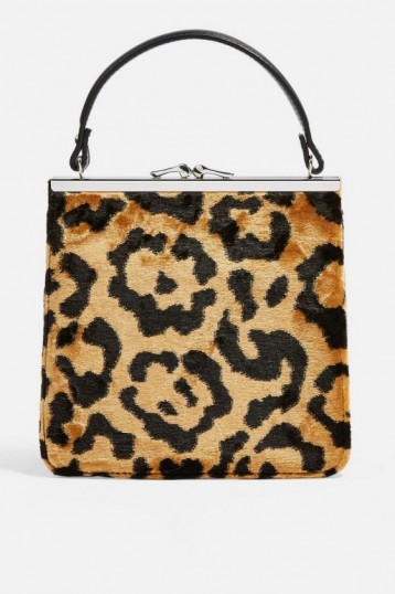 Topshop Kenya Carpet Bag in True Leopard | animal print handbag