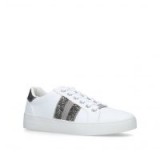 CARVELA LUMINOUS White Embellished Low Top Trainers ~ sporty fashion