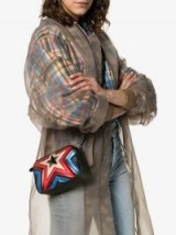 Stella McCartney Multicoloured Star Quilted Vegan Leather Bag | metallic crossbody