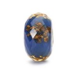 TROLLBEADS Blue Twinkle Bead | coloured glass beads | bracelet accessories
