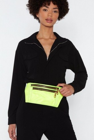 NASTY GAL WANT Neon of Your Business Fanny Pack – SUNNY BUM BAGS - flipped