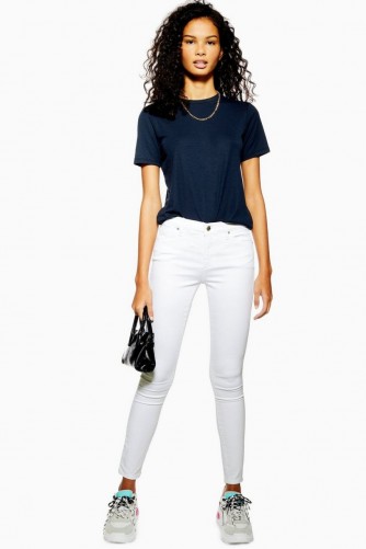 Topshop White Leigh Jeans | denim skinnies