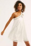 Billie Battenburg One-Shoulder Dress Ivory / boho beach babe