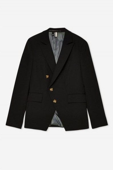 TOPSHOP Asymmetric Jacket in Black – asymmetrical designs - flipped