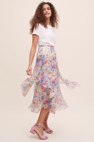 Lily & Lionel Forget Me Not Juno Printed Skirt ~ floaty floral skirts ~ pretty spring clothing