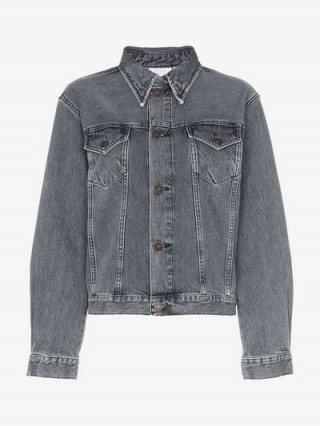 Calvin Klein Jeans Est. 1978 Black Denim Trucker Jacket