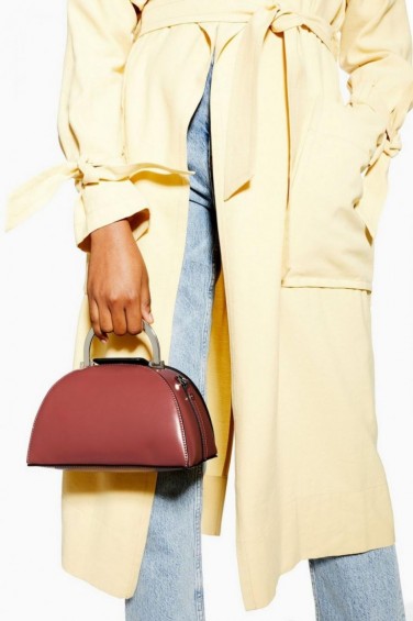 Topshop Ceri Handle Grab Bag in Blush | small luxe style handbag