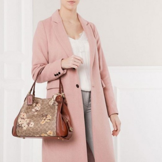 Fashionette Coach Prairie Signature Coated Canvas Edie 31 Hobo Beige – just love the look! - flipped