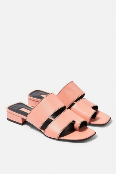 Topshop FLICKER Mule Sandals in Nude | affordable summer luxe - flipped