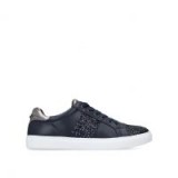 CARVELA JUMPING Navy Embellished Low Top Trainers – sports luxe sneaker