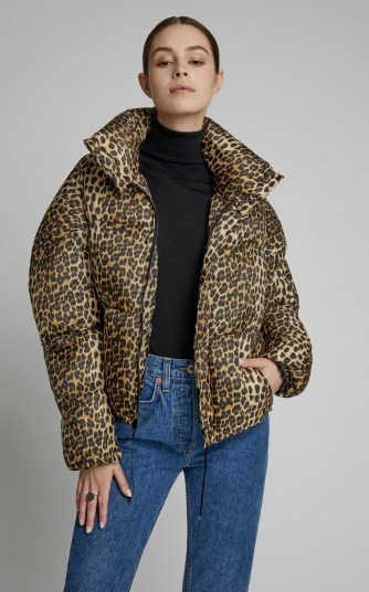 Apparis Paula Leopard-Print Shell Puffer Jacket | padded animal-print winter jackets - flipped